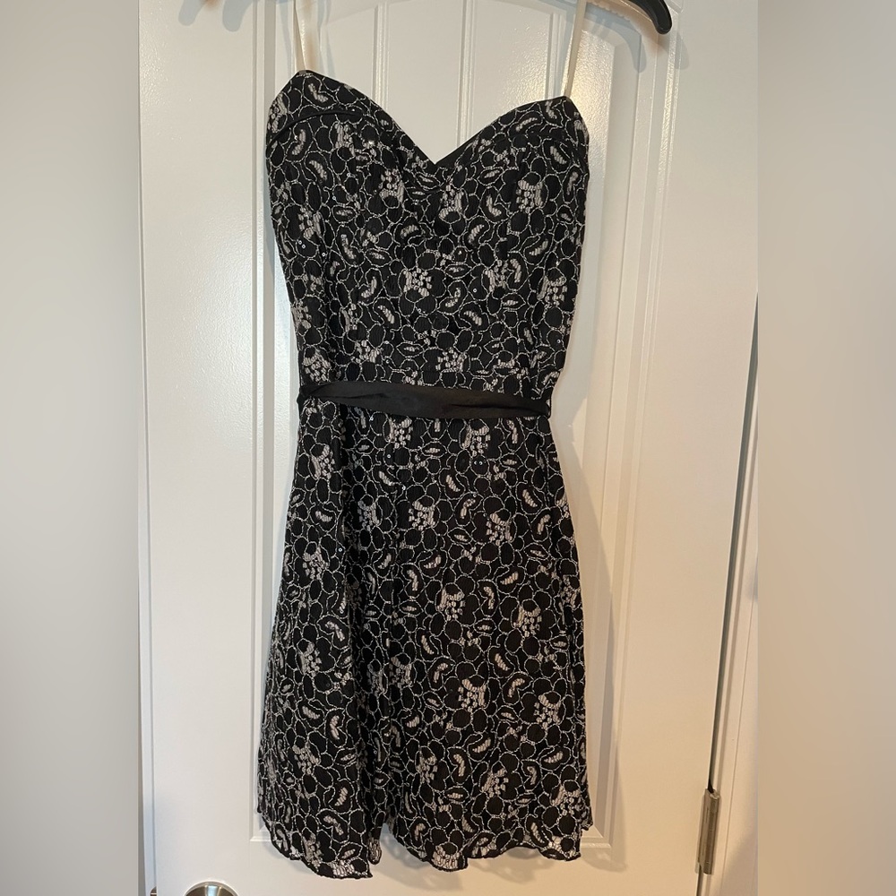Speechless black strapless formal dress size 5
